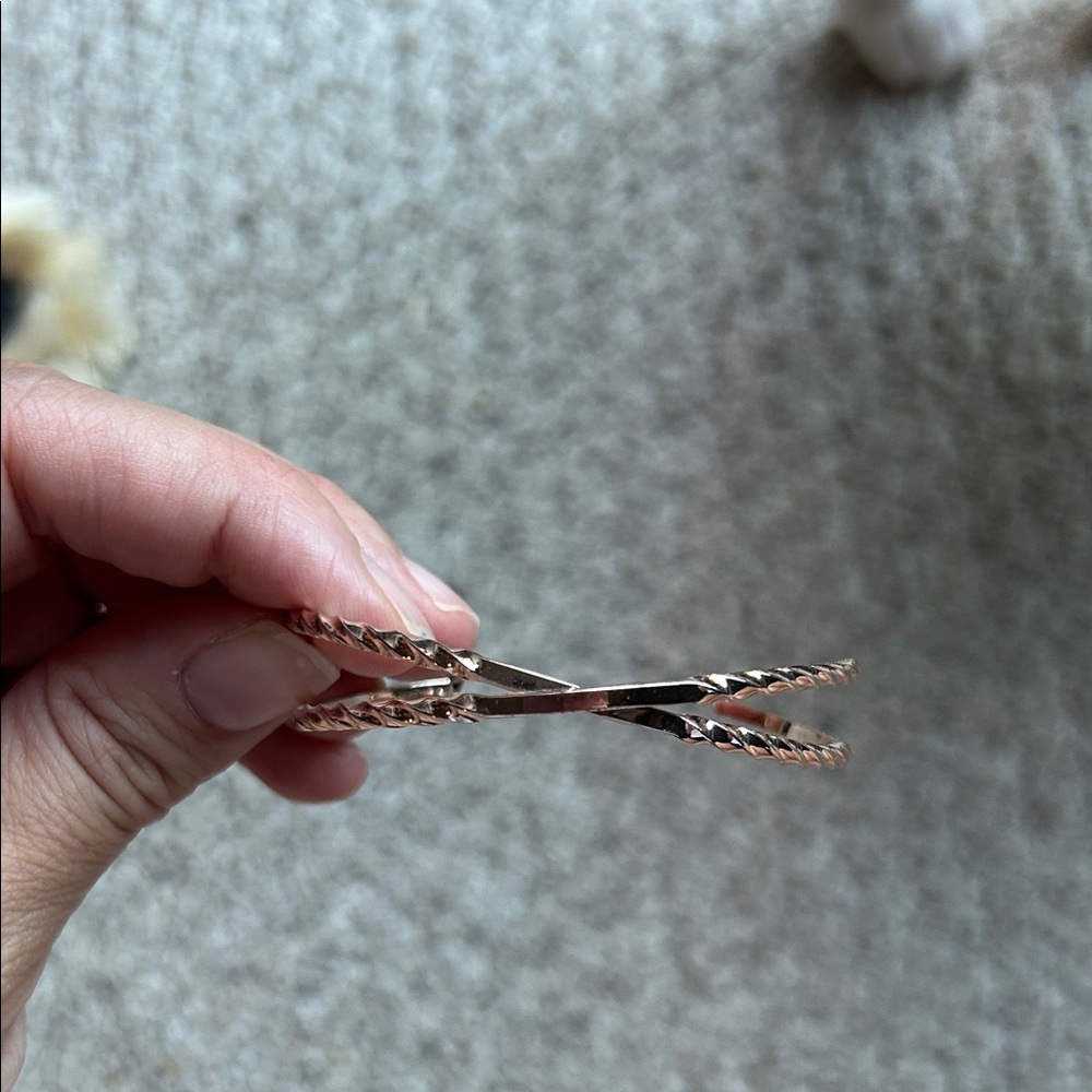 Twisted Gold-Tone Bracelet
